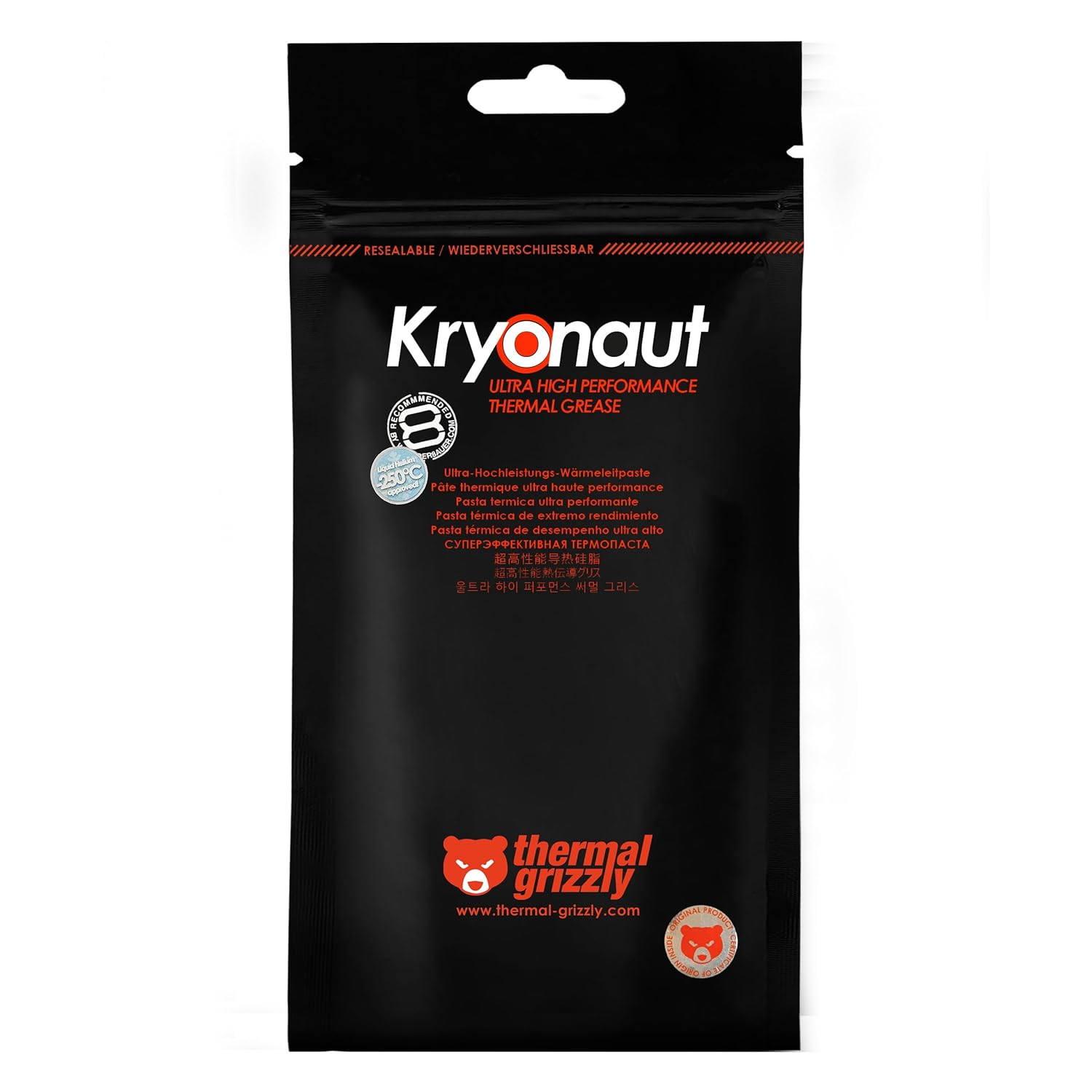 Thermal Grizzly Kryonaut (1g) High Performance Thermal Paste Thermal Grizzly Kryonaut (1g) High Performance Thermal Paste